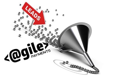 Image of funnel depicting sales leads